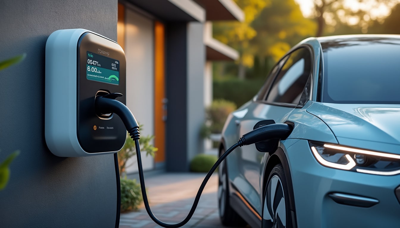 Illustration: Comment fonctionne une borne de recharge intelligente pour votre voiture électrique ?