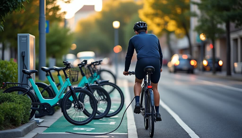 Borne de recharge de vélo électrique en France : guide
