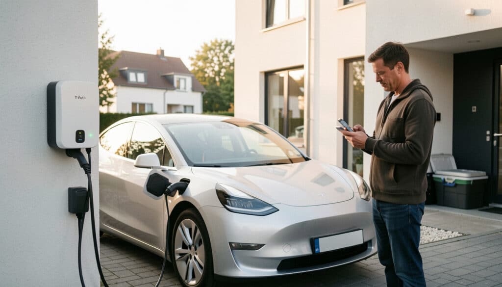 Recharger une voiture électrique chez soi et en route