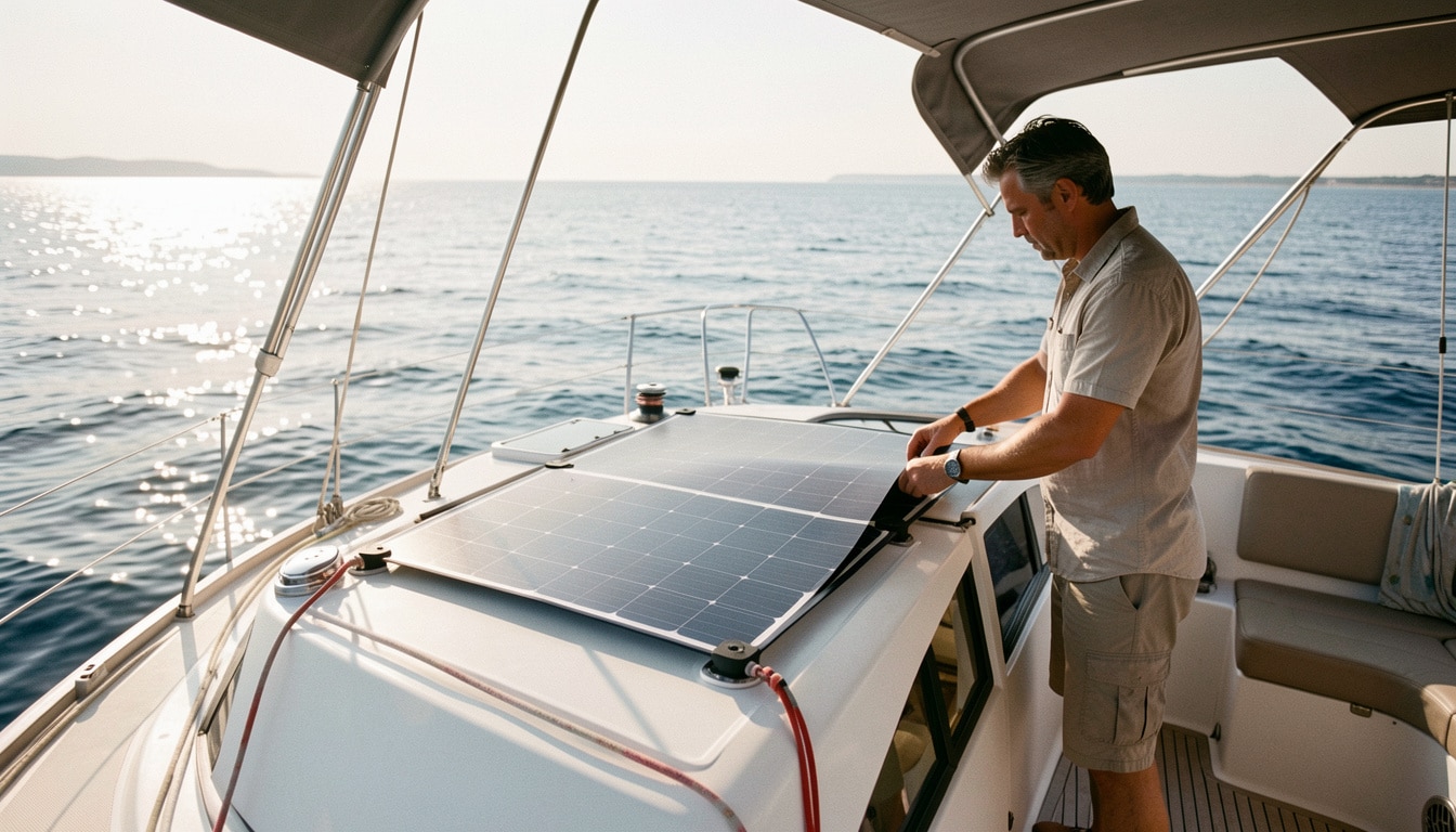 Panneau solaire souple pour bateau : bien le choisir