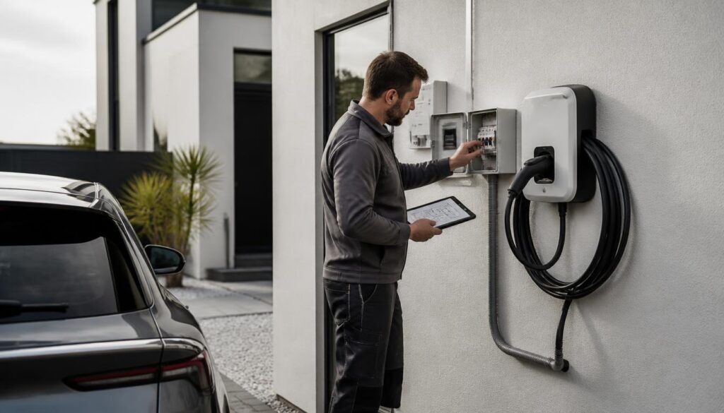 Normes pour installer une borne de recharge chez soi